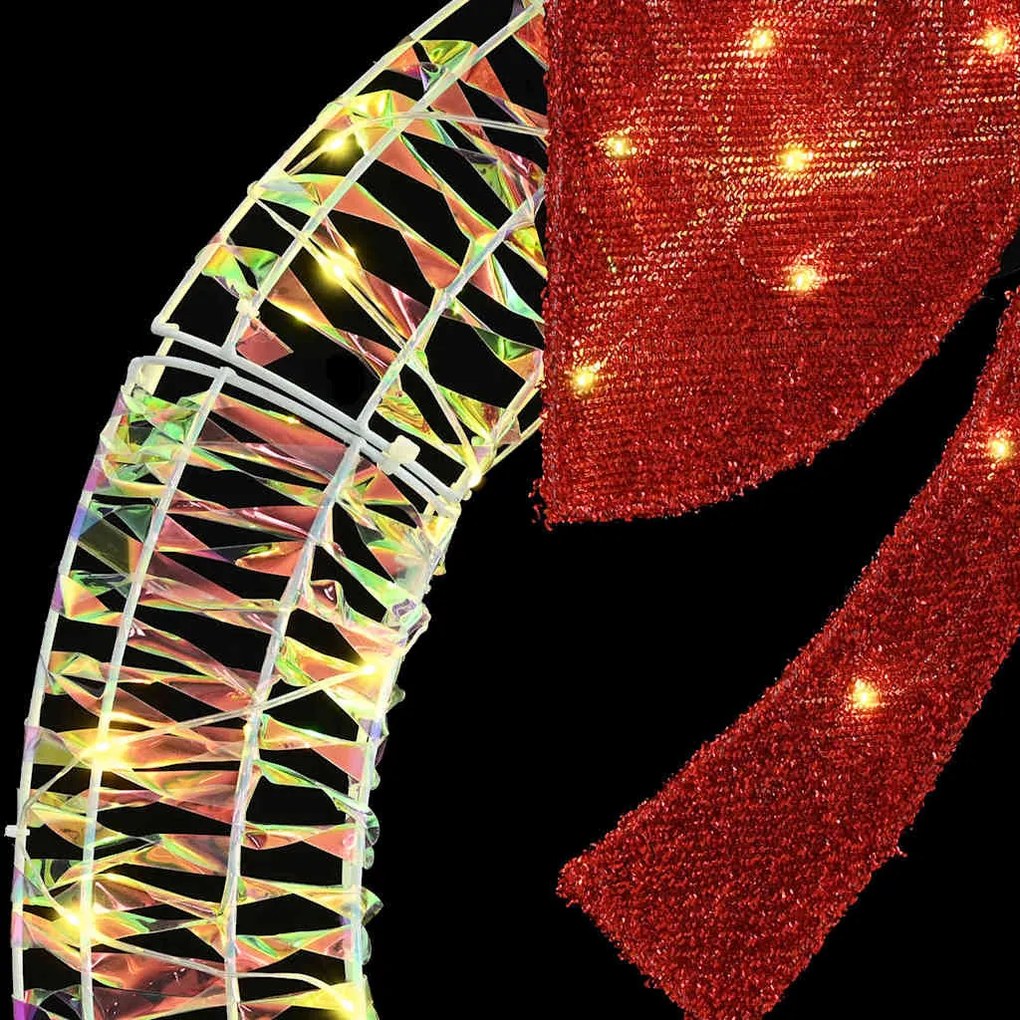 Koszorú 150 LED-del Meleg fehér 120 cm PET