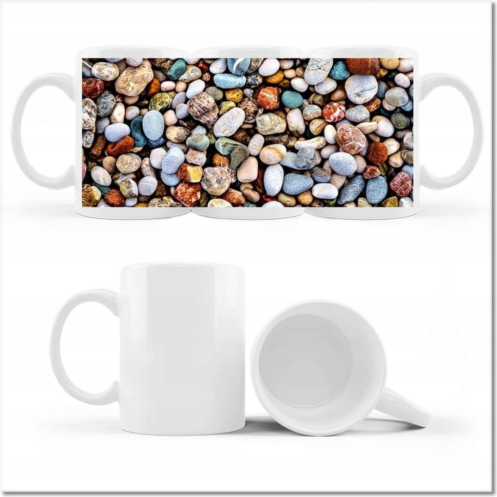 Fényképes bögre Színes kövek