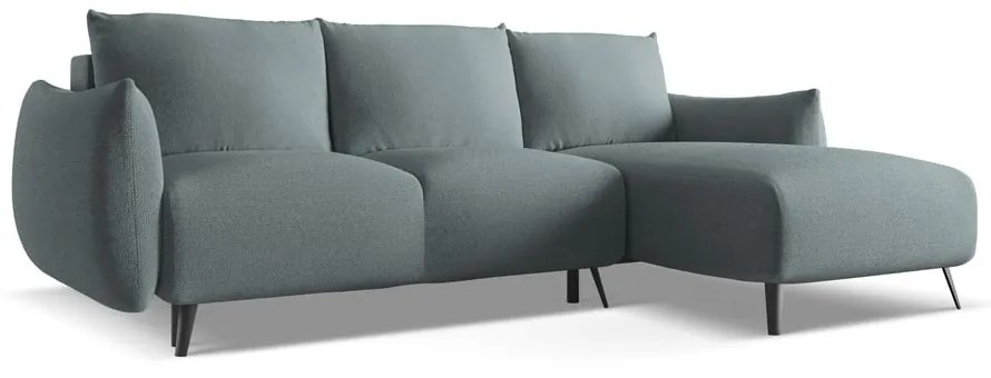 Világoskék sarokkanapé (jobb oldali) Malie – Makamii