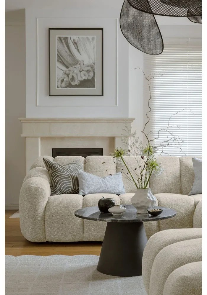 Bézs sarokkanapé (bal oldali-U alakú) Shell – Miuform