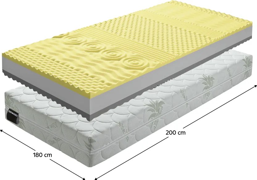 Matrac, hab, 180x200, BE TEMPO VISCO