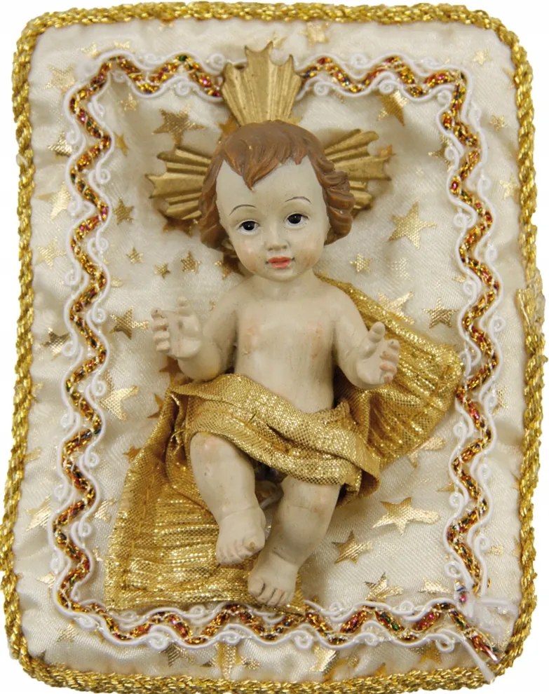 Kis Jézus figura Párnán 10 x 7cm