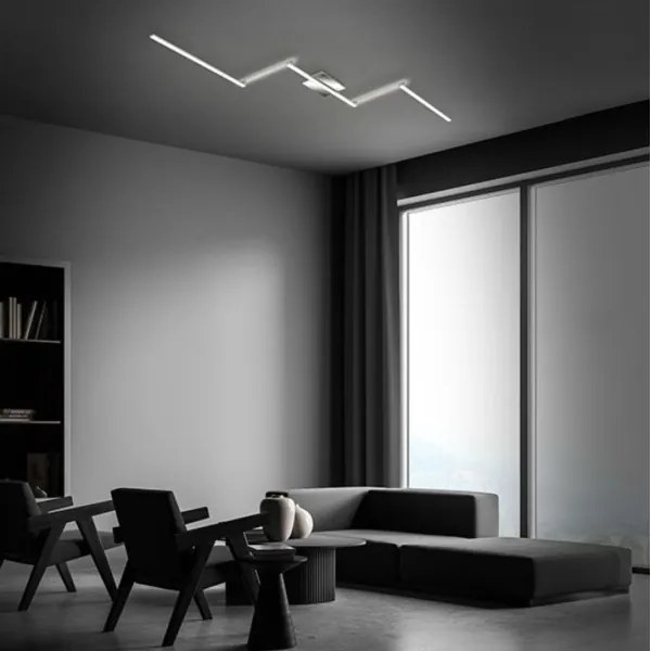 Briloner 3501-018 - LED Felületre szerelhető csillár STAFF 5xLED/4,8W/230V matt króm