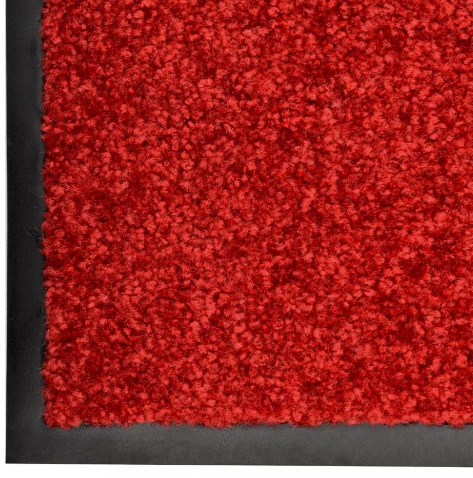 piros kimosható lábtörlő 120 x 180 cm