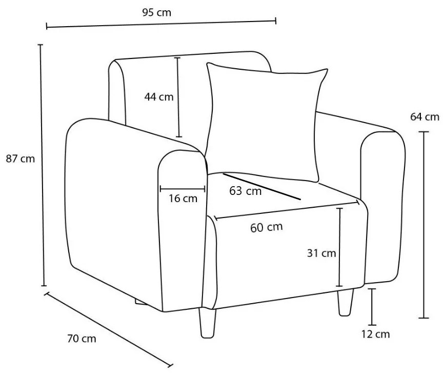 Fotel Noyalepo C (antracit + dió). 1106526