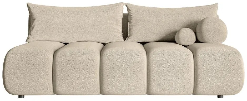 Háromszemélyes kanapé Didier mini (világos bézs + fekete). Akció -15%. 1100574