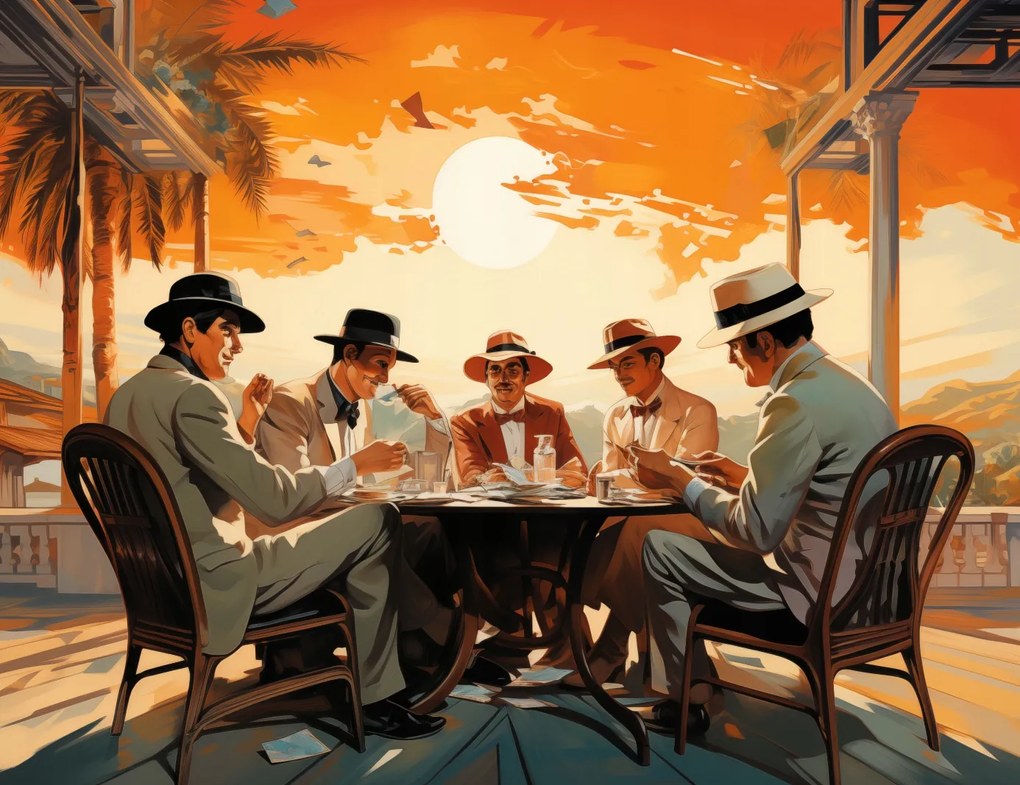 Poszter 65x50cm Ülés a Trópusokon