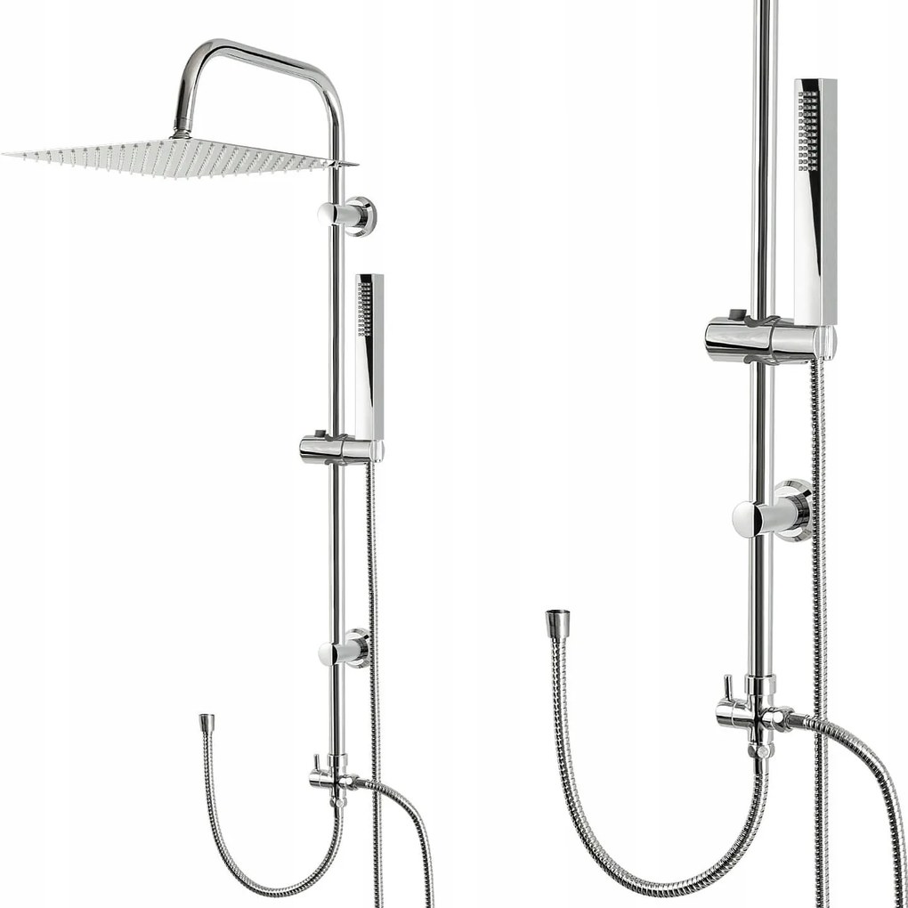 Zuhanyszett Zuhanyoszlop Nagy Esőztetővel 30CM Inea