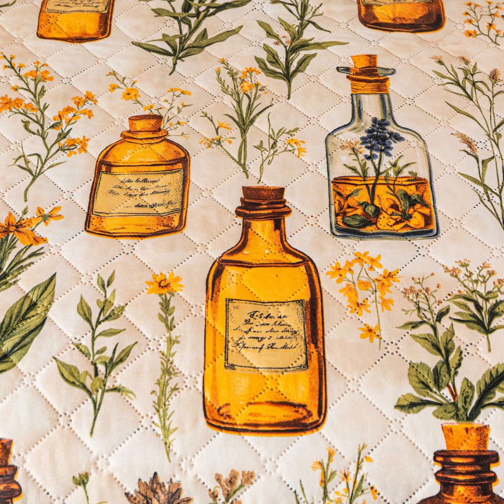 Ágytakaró APOTHECARY, krémszínű Méret: 220 x 240 cm