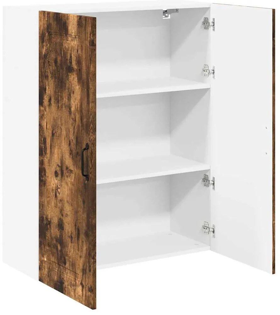 Fali konyhaszekrény Füstölt tölgy 80 x 31 x 100 cm Faanyag