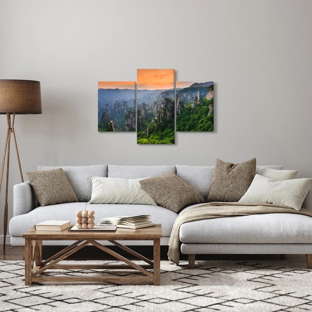 Kép - Zhangjiajie Nemzeti Erdei Park (90x60 cm)