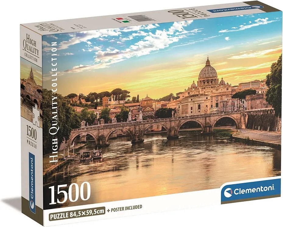 Olaszország Rome 1500 db-os Compact puzzle Clementoni