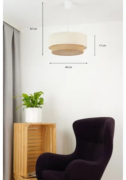 Brilagi - BOHO STYLE LED csillár 1xE27/15W/230V, átmérő 40 cm