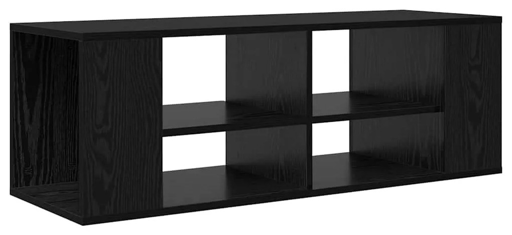 Fali TV szekrény Musta tammi 102 x 35 x 35 cm Faanyag