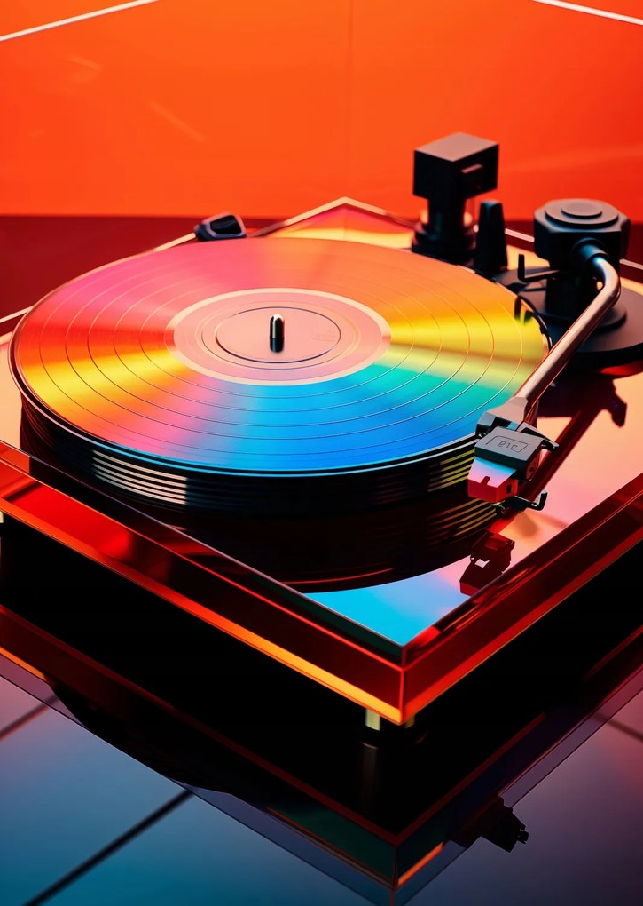 Poszter 67,5x95cm Retro vibráció Vinyl