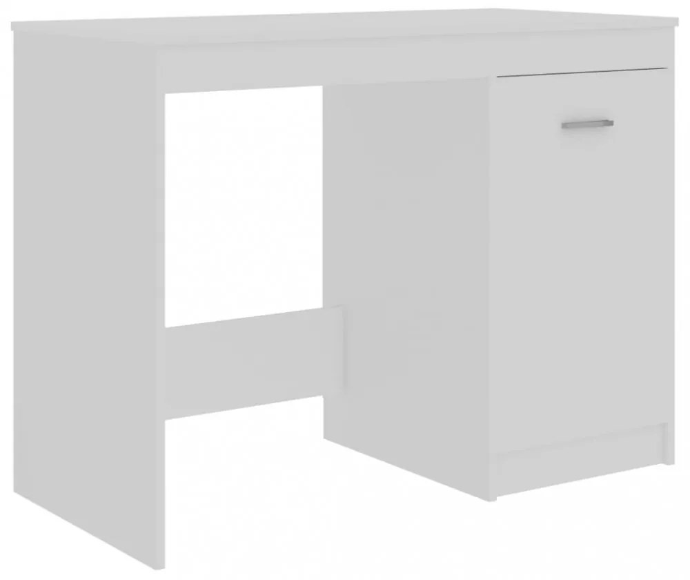 fehér szerelt fa íróasztal 140 x 50 x 76 cm