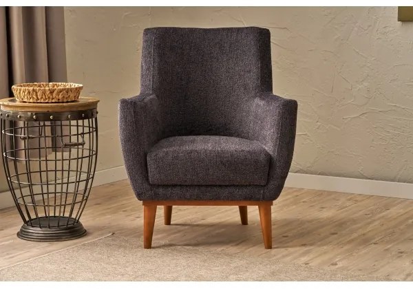 NUPI antracitszürke fotel