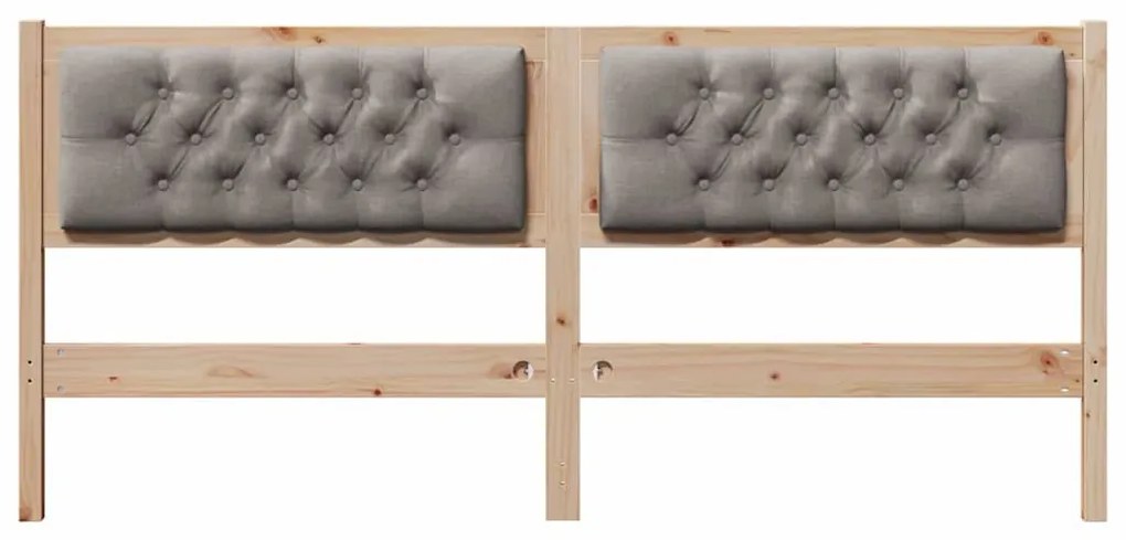 Fejtámla Egyéb Barna és taupe 180 cm Tömör fenyőfa