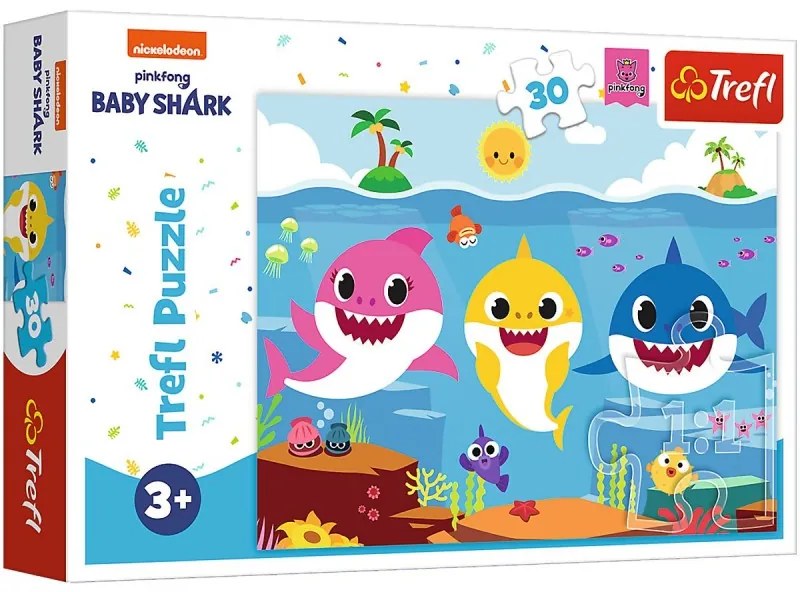 Gyerek puzzle - Baby shark - 30 db