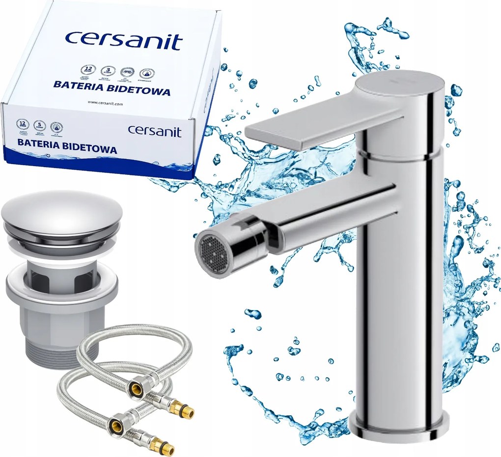 Zip Króm bidé csaptelep Water Save és Klik-Klak perlátorral