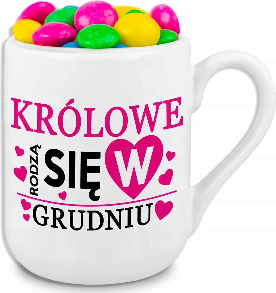 Fehér Kávés Bögre A Királynők Decemberben Születnek Ajándék Lányoknak
