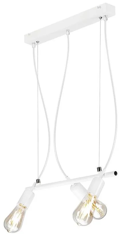 Csillár zsinóron TARO 3xE27/60W/230V fehér