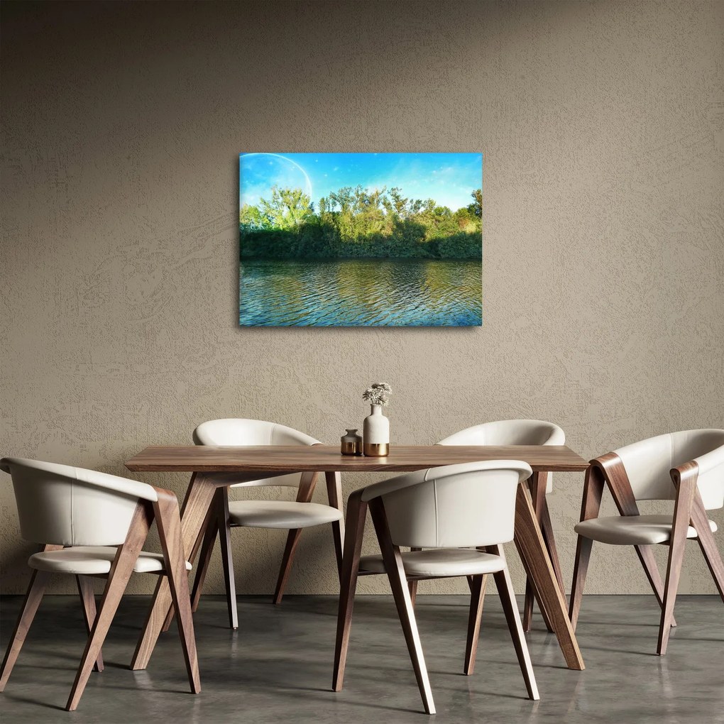 Kép - tó (70x50 cm)