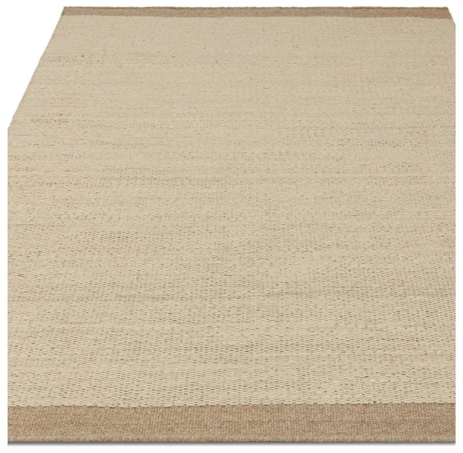 Bézs-krémszínű kézi szövésű gyapjú szőnyeg 120x170 cm Lima Sand – Asiatic Carpets