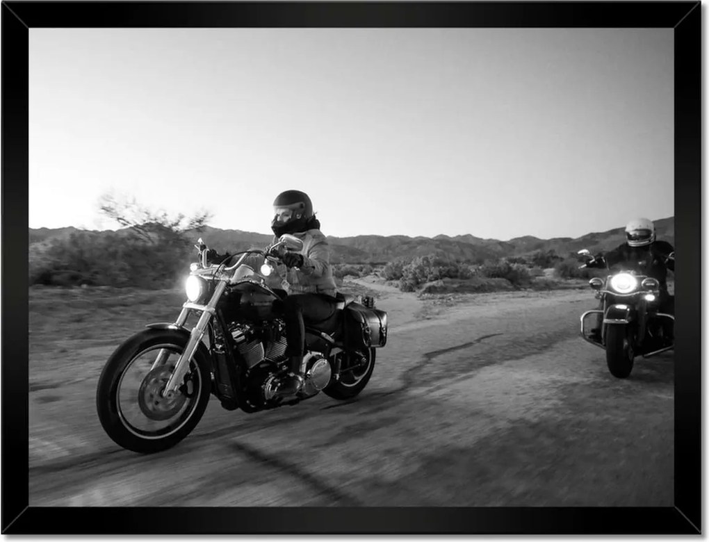 Poszterek keretben 40x30 Harley Davidson Motorkerékpár
