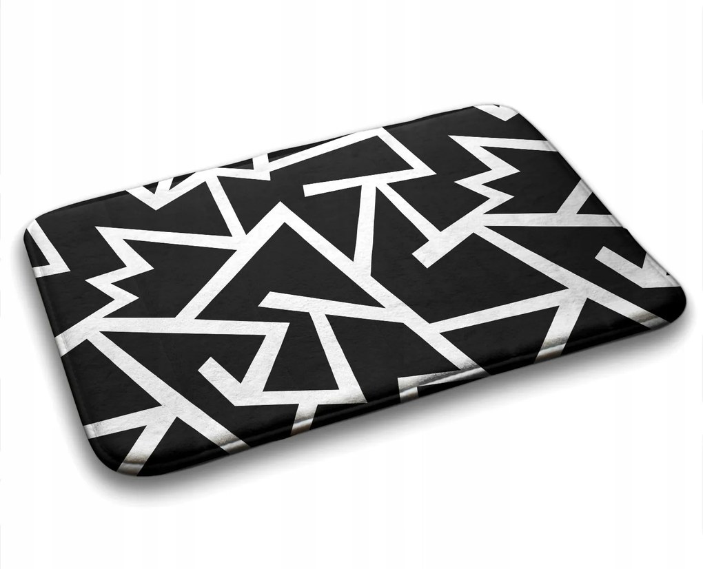 Fürdőszobaszőnyeg Geometrikus vonalak 75x45