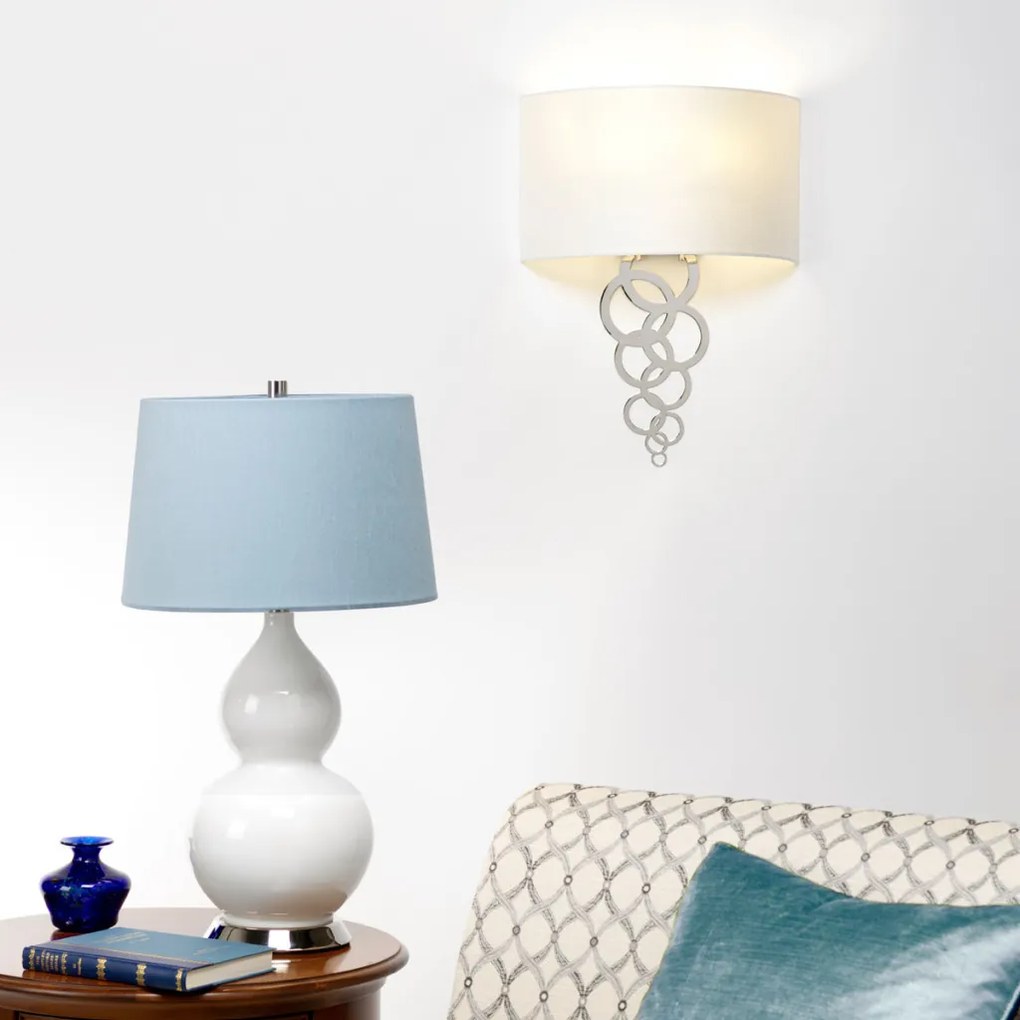 Elstead Lighting Curtis CURTIS-LARGE-PC Fali lámpa 2x60W/E27