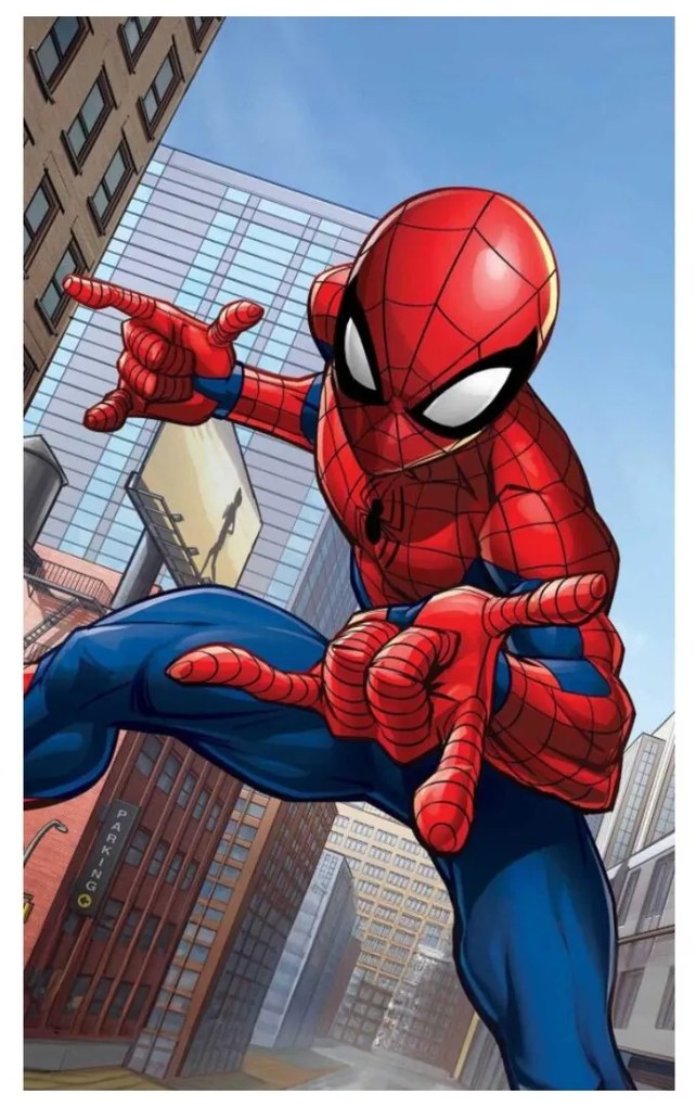 Gyermek törölköző Spiderman 30X50cm Setino