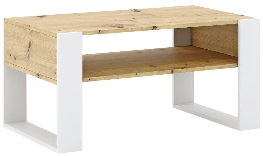 Dohányzóasztal Corosta 1 (artisan tölgy + fehér) . 1097157
