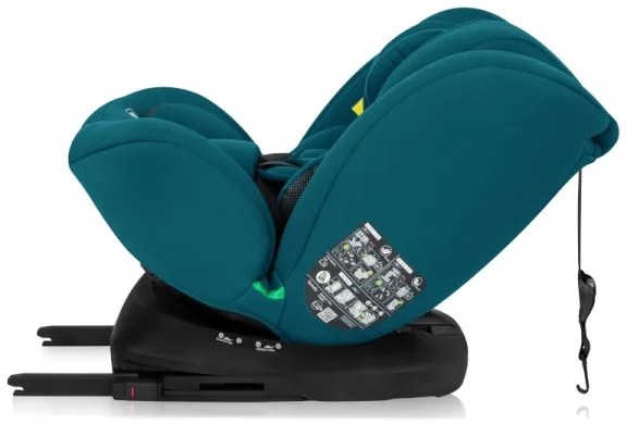 Lionelo - Forgatható autós gyerekülés alappal BASTIAAN i-Size 40-150 cm Indigókék