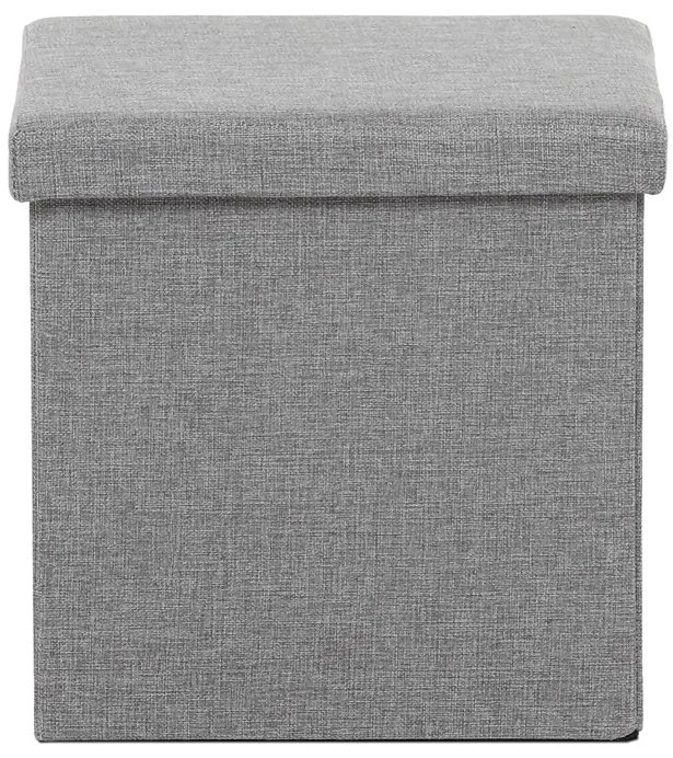Tárolós Puff, Szürke Szövet. TAB-461 GREY2