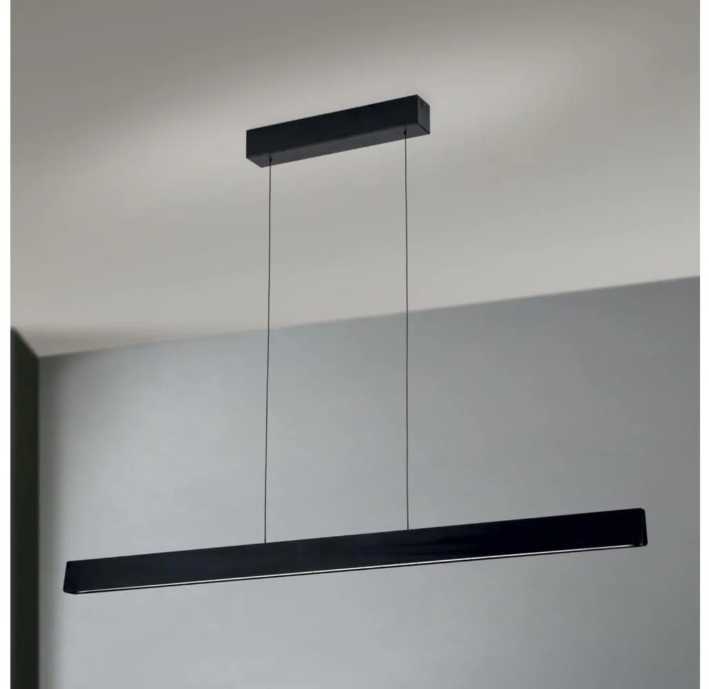 Orion HL 6-1716/120 - TARA LED/44W/230V fekete, LED dimmelhető függeszték