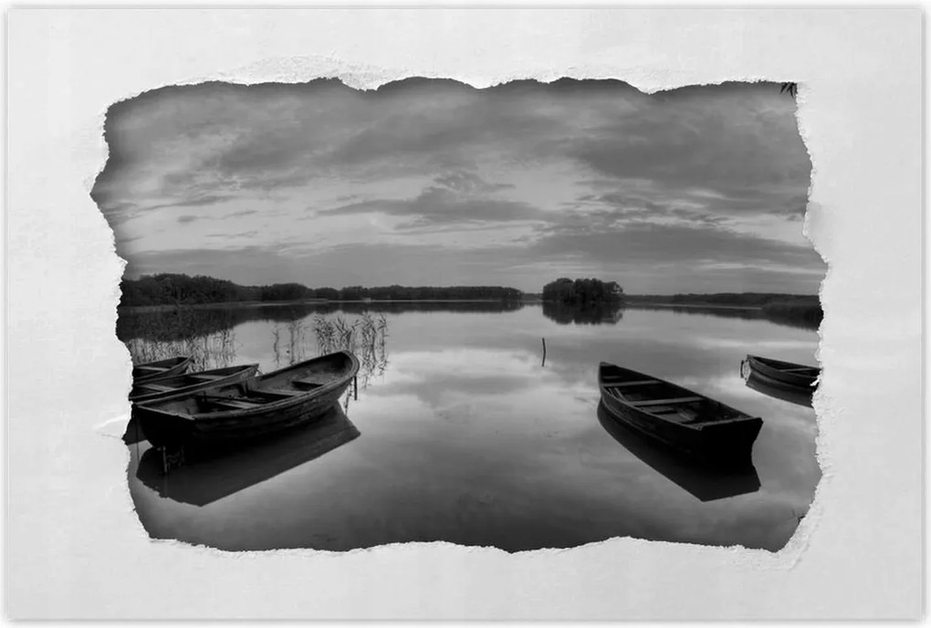 Poszterek 60x40 Csónakok a tavon