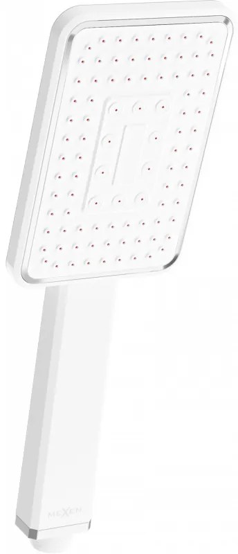 Mexen R-54 egyfunkciós zuhanyfej, fehér/króm - 79554-21
