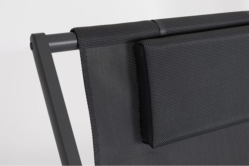 Antracitszürke fém kerti napozóágy Taylor – Bizzotto