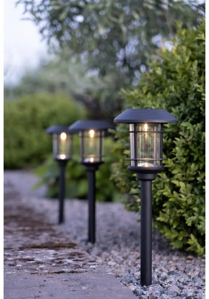 Fride 3 db kerti napelemes LED lámpa, magasság 34 cm - Star Trading