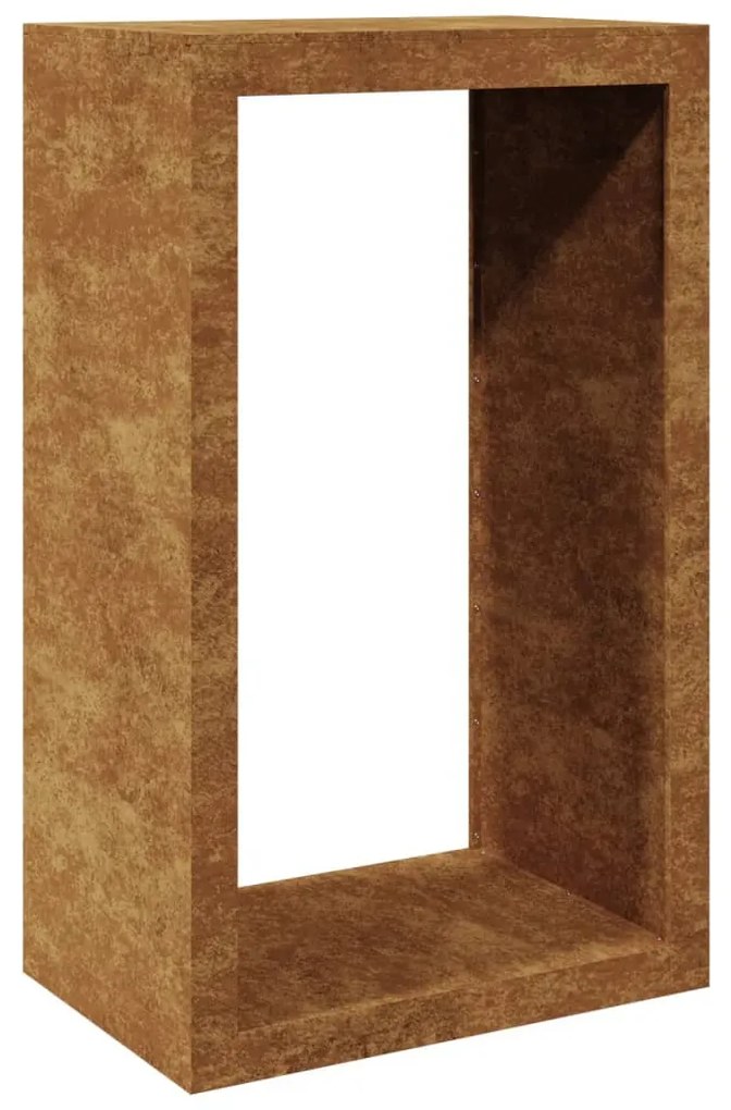 tűzifaállvány 60x40x100 cm időjárásálló acélból