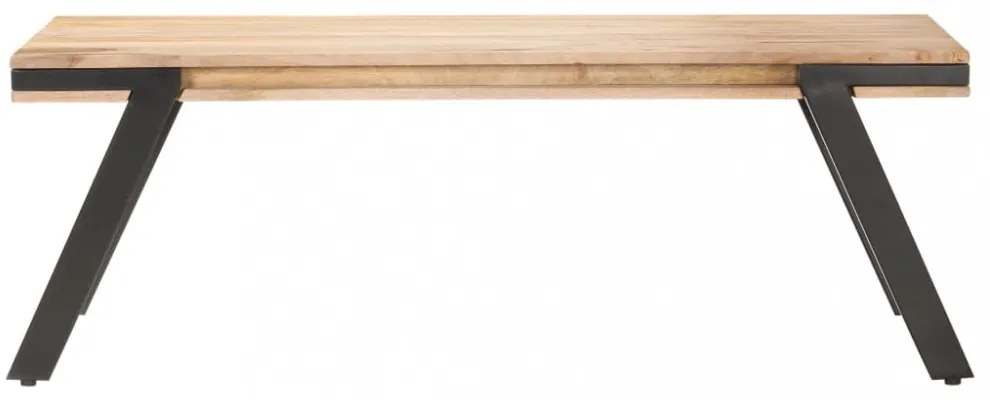 vidaXL tömör mangófa dohányzóasztal 114 x 65 x 40 cm