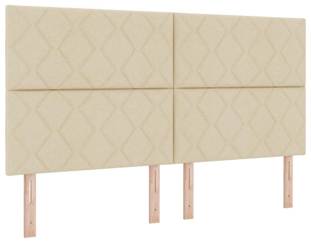 Boxspring ágy matraccal bézs szövet