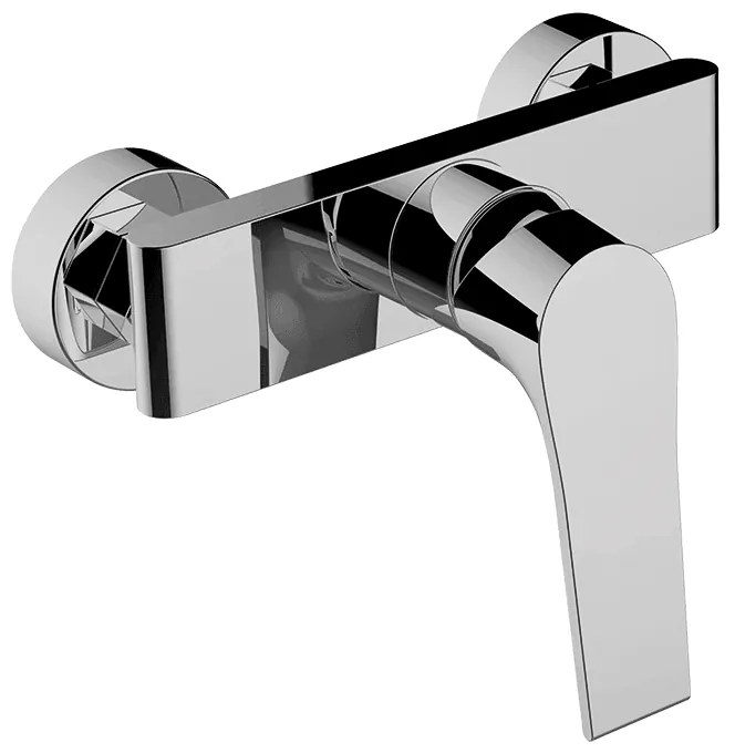 Laveo Plato, falra szerelhető zuhanycsap h-103, króm, LAV-BLY_040D