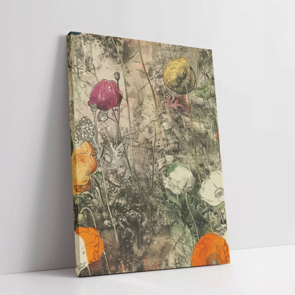Vászonkép Pipacs kert virágok minimalizmus otthon nappali szoba 45x60