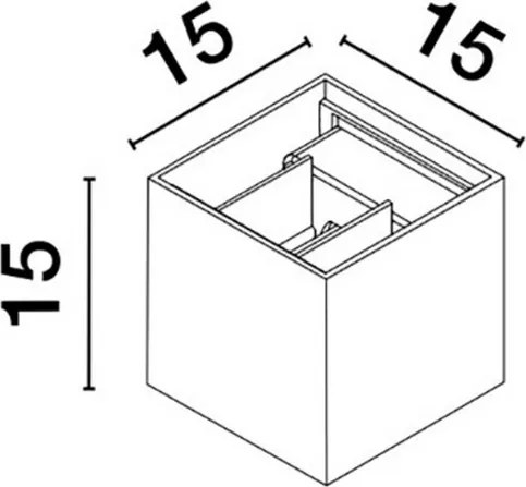 NOVALUCE 9136175 Modern Kültéri Fali Lámpa LED IP54