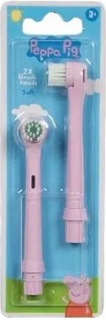 Pótfej, elektromos fogkeféhez, 2 db, Peppa Pig, pink (KHSZ86)