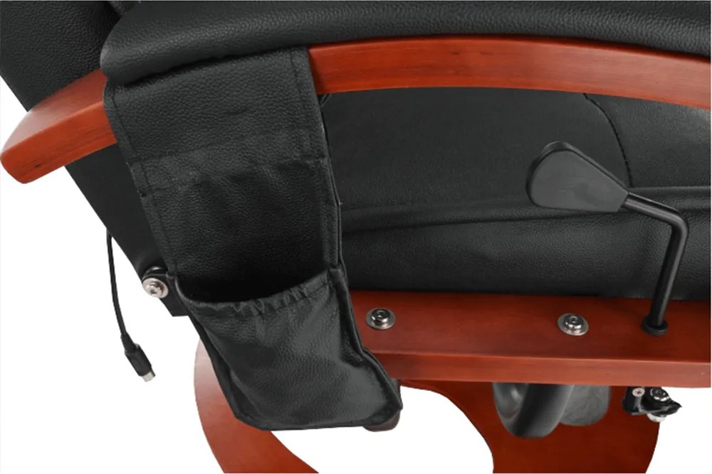 Masszázsfotel, fekete, ARTUŠ 2