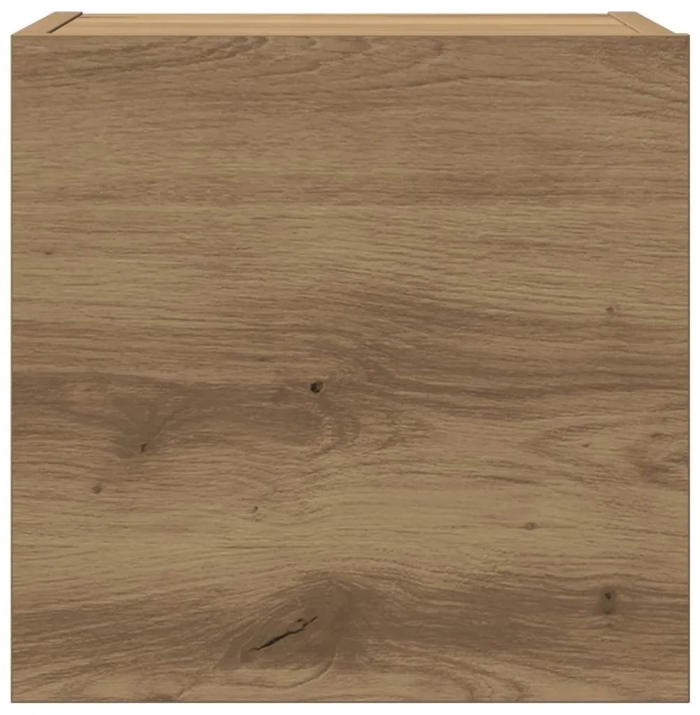 fali TV szekrények 3 db kézműves tölgy szerelt fa