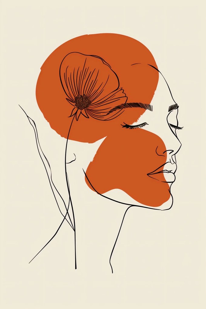 Poszter 61x91,5cm Meleg virág